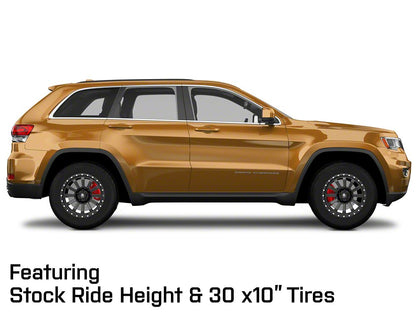 Mammoth 12 Hole Beadlock Satin Black Wheel; 18x9; -6mm Offset (11-21 Jeep Grand Cherokee WK2)