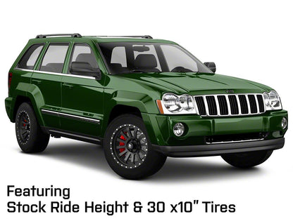 Mammoth 12 Hole Beadlock Satin Black Wheel; 18x9; -6mm Offset (05-10 Jeep Grand Cherokee WK)