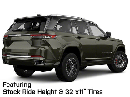 Mammoth 12 Hole Beadlock Satin Black Wheel; 18x9; -6mm Offset (22-25 Jeep Grand Cherokee WL)