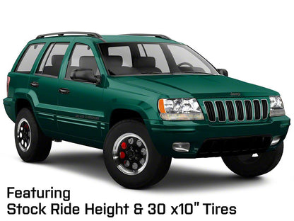 Mammoth 8 Aluminum Black Wheel; 16x8; 0mm Offset (99-04 Jeep Grand Cherokee WJ)