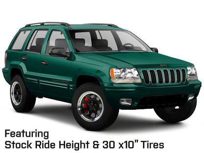 Mammoth 8 Aluminum Black Wheel; 17x9; -6mm Offset (99-04 Jeep Grand Cherokee WJ)