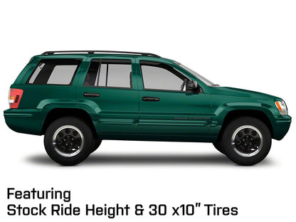 Mammoth 8 Aluminum Black Wheel; 17x9; -6mm Offset (99-04 Jeep Grand Cherokee WJ)