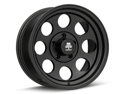 Mammoth 8 Aluminum Matte Black Wheel; 17x9; -6mm Offset (05-10 Jeep Grand Cherokee WK, Excluding SRT8)
