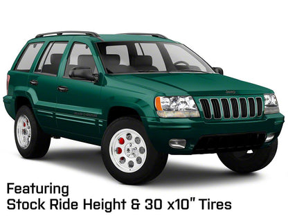 Mammoth 8 Aluminum Polished Wheel; 17x9; -6mm Offset (99-04 Jeep Grand Cherokee WJ)