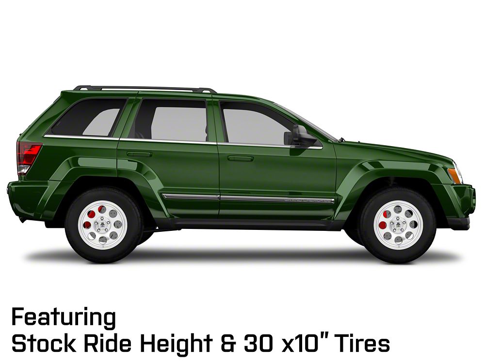 Mammoth 8 Aluminum Polished Wheel; 17x9; -6mm Offset (05-10 Jeep Grand Cherokee WK, Excluding SRT8)