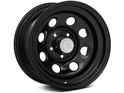 Mammoth 8 Steel Black Wheel; 17x9; -6mm Offset (05-10 Jeep Grand Cherokee WK, Excluding SRT8)