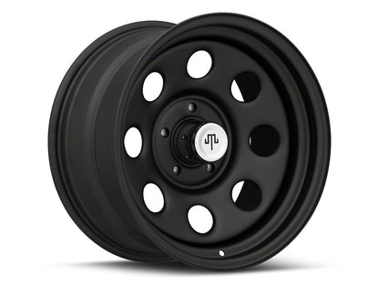 Mammoth 8 Steel Matte Black Wheel; 17x9; -6mm Offset (99-04 Jeep Grand Cherokee WJ)