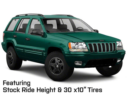 Mammoth Boulder Black Wheel; 16x8; 0mm Offset (99-04 Jeep Grand Cherokee WJ)