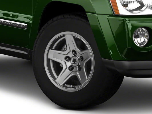 Mammoth Boulder Charcoal Wheel; 17x9; -6mm Offset (05-10 Jeep Grand Cherokee WK, Excluding SRT8)