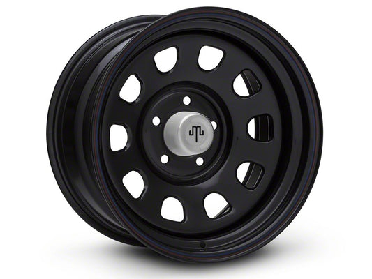 Mammoth D Window Black Steel Wheel; 17x9; -6mm Offset (05-10 Jeep Grand Cherokee WK, Excluding SRT8)
