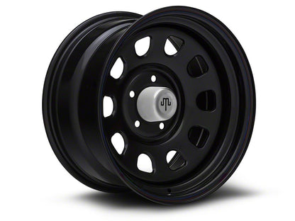Mammoth D Window Black Steel Wheel; 17x9; -6mm Offset (05-10 Jeep Grand Cherokee WK, Excluding SRT8)