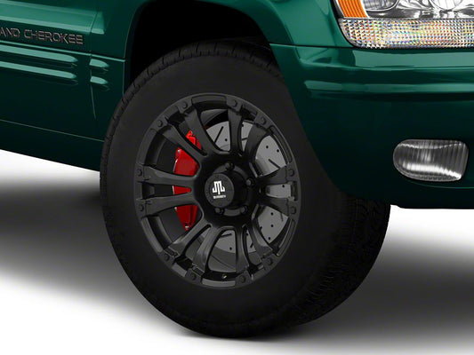Mammoth Madness Matte Black Wheel; 18x9; -6mm Offset (99-04 Jeep Grand Cherokee WJ)