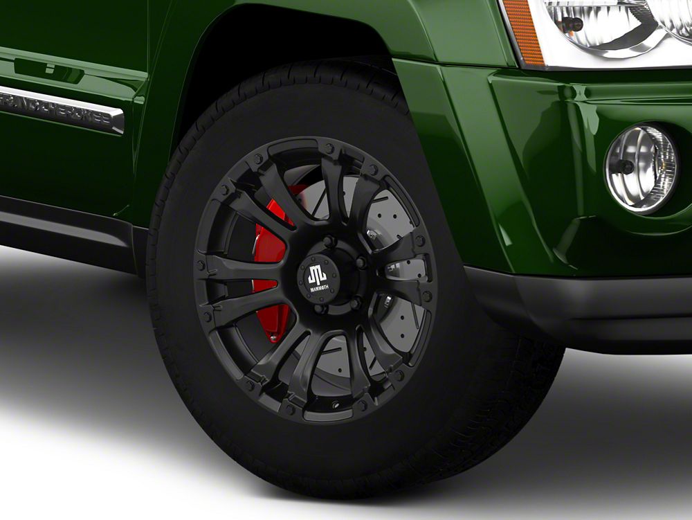 Mammoth Madness Matte Black Wheel; 18x9; -6mm Offset (05-10 Jeep Grand Cherokee WK)