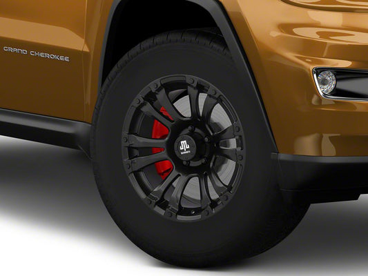 Mammoth Madness Matte Black Wheel; 18x9; -6mm Offset (11-21 Jeep Grand Cherokee WK2)