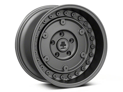 Mammoth Militant Charcoal Wheel; 17x9.5; -12mm Offset (05-10 Jeep Grand Cherokee WK, Excluding SRT8)