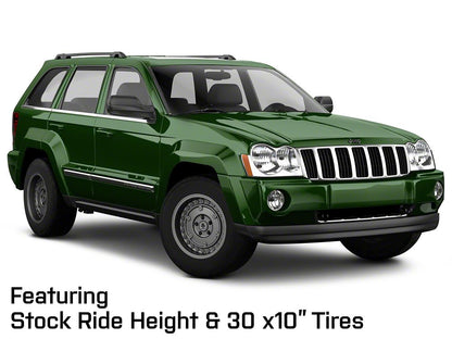 Mammoth Militant Charcoal Wheel; 17x9.5; -12mm Offset (05-10 Jeep Grand Cherokee WK, Excluding SRT8)