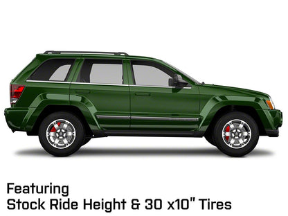 Mammoth Rogue Matte Black Machined Wheel; 17x9; -6mm Offset (05-10 Jeep Grand Cherokee WK, Excluding SRT8)