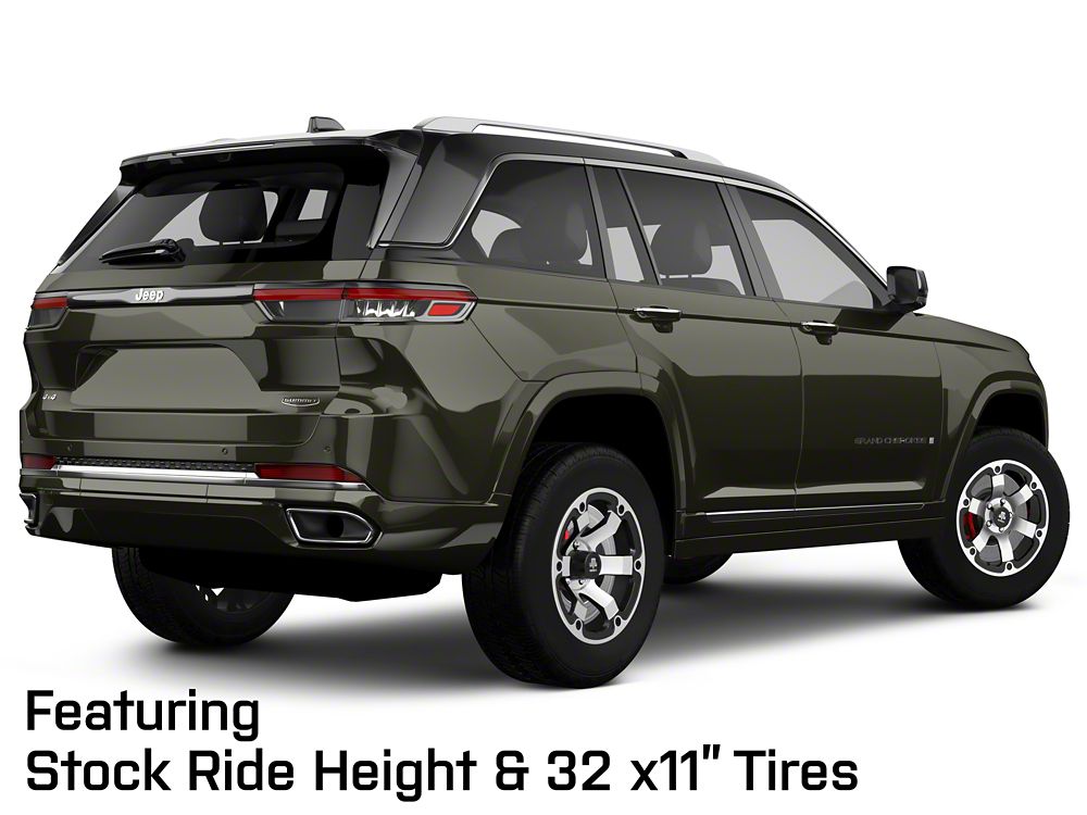 Mammoth Rogue Matte Black Machined Wheel; 18x9; -6mm Offset (22-25 Jeep Grand Cherokee WL)