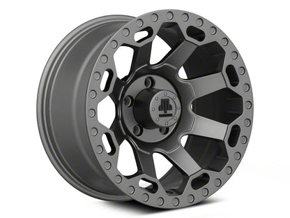 Mammoth Synister Charcoal Wheel; 17x9; -6mm Offset (05-10 Jeep Grand Cherokee WK, Excluding SRT8)