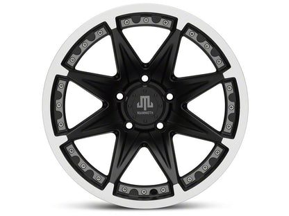 Mammoth Type 88 Black Wheel; 17x9; -6mm Offset (05-10 Jeep Grand Cherokee WK, Excluding SRT8)