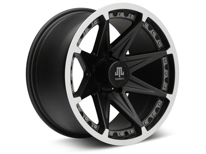 Mammoth Type 88 Black Wheel; 17x9; -6mm Offset (05-10 Jeep Grand Cherokee WK, Excluding SRT8)