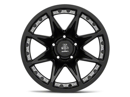 Mammoth Type 88 Matte Black Wheel; 17x9; -6mm Offset (99-04 Jeep Grand Cherokee WJ)