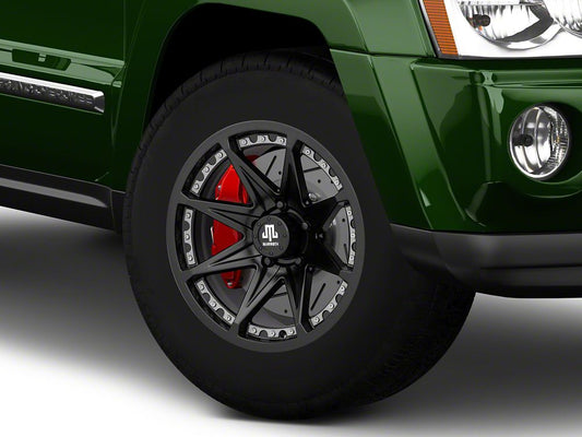 Mammoth Type 88 Matte Black Wheel; 17x9; -6mm Offset (05-10 Jeep Grand Cherokee WK, Excluding SRT8)
