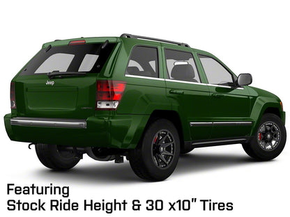 Mammoth Type 88 Matte Black Wheel; 17x9; -6mm Offset (05-10 Jeep Grand Cherokee WK, Excluding SRT8)