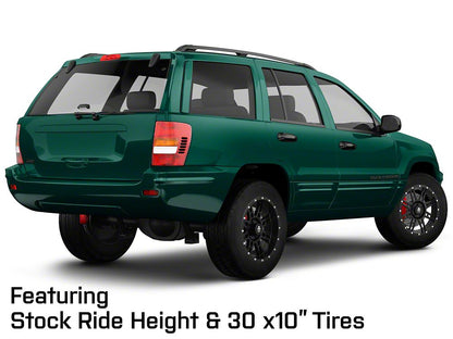 Mammoth Vader Simulated Beadlock Matte Black Wheel; 18x9; -6mm Offset (99-04 Jeep Grand Cherokee WJ)