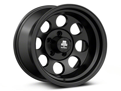 Mammoth 8 Aluminum Matte Black Wheel; 15x10; -44mm Offset (93-98 Jeep Grand Cherokee ZJ)