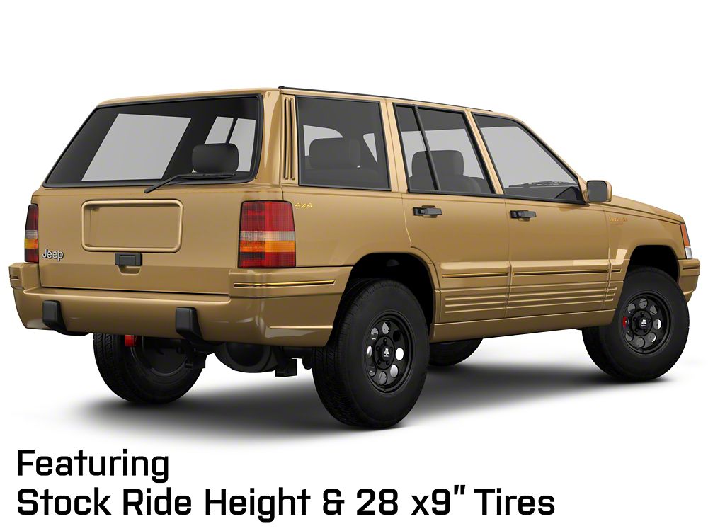 Mammoth 8 Aluminum Matte Black Wheel; 15x10; -44mm Offset (93-98 Jeep Grand Cherokee ZJ)