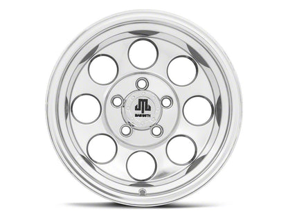 Mammoth 8 Aluminum Polished Wheel; 15x10; -44mm Offset (93-98 Jeep Grand Cherokee ZJ)