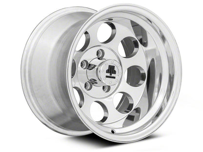 Mammoth 8 Aluminum Polished Wheel; 15x10; -44mm Offset (93-98 Jeep Grand Cherokee ZJ)