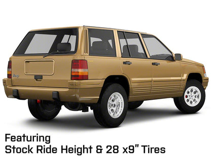 Mammoth 8 Aluminum Polished Wheel; 15x10; -44mm Offset (93-98 Jeep Grand Cherokee ZJ)