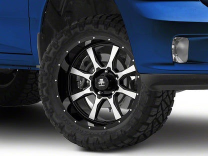 Mammoth High Roller Gloss Black 5-Lug Wheel; 20x10; -24mm Offset (09-18 RAM 1500)