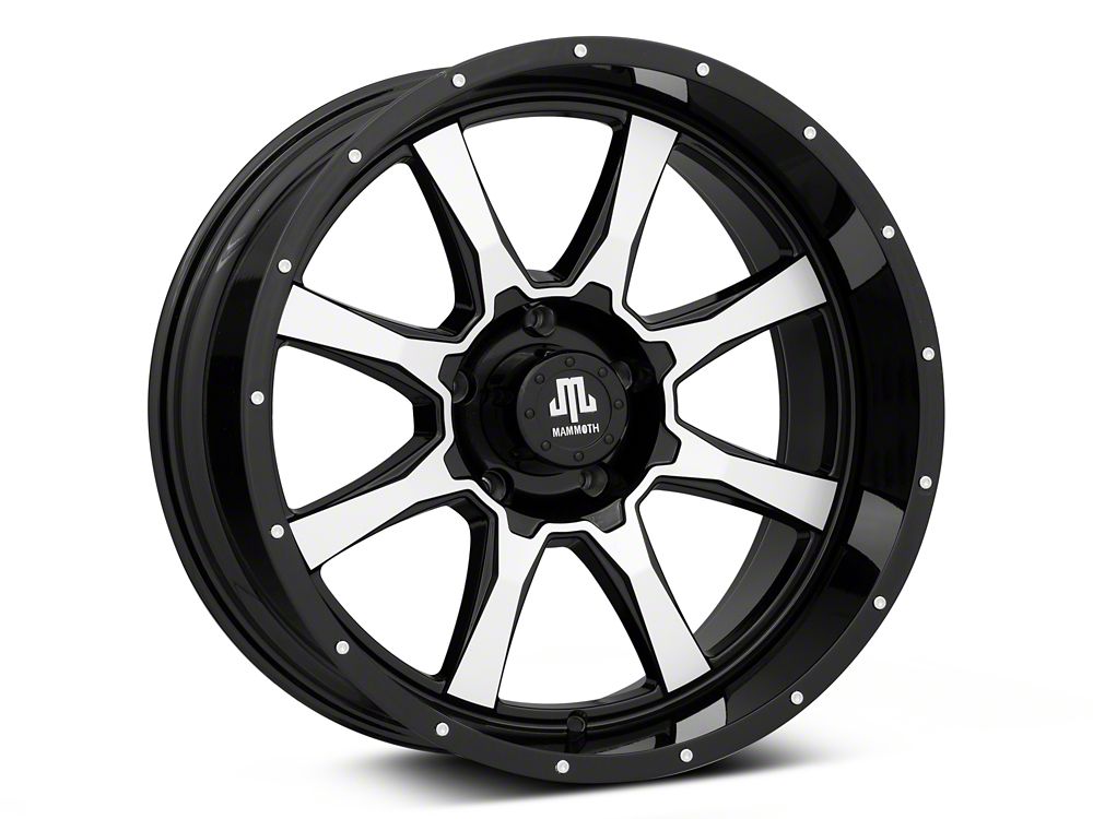 Mammoth Rims Mammoth High Roller Gloss Black 5-Lug Wheel; 20x10; -24mm Offset (94-0 ...