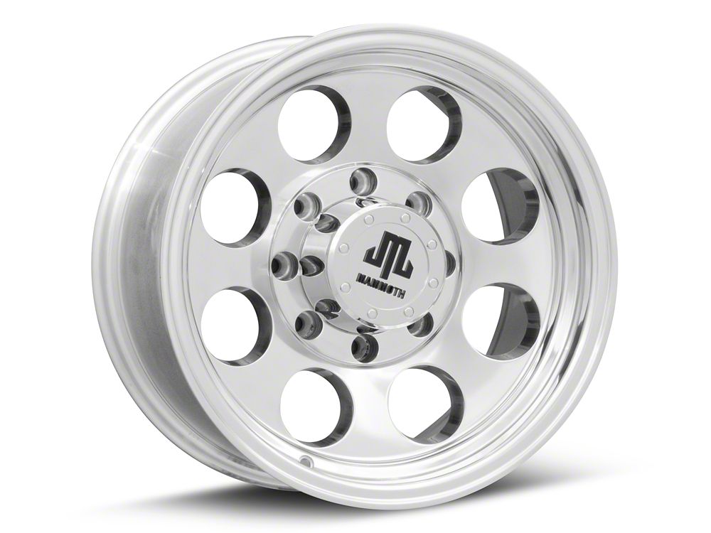Mammoth 8 Aluminum Polished 8-Lug Wheel; 17x9; -6mm Offset (06-08 RAM 1500 Mega Cab)