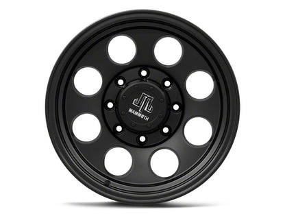Mammoth 8 Aluminum Matte Black 8-Lug Wheel; 17x9; -6mm Offset (06-08 RAM 1500 Mega Cab)