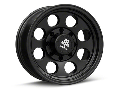Mammoth 8 Aluminum Matte Black 8-Lug Wheel; 17x9; -6mm Offset (06-08 RAM 1500 Mega Cab)