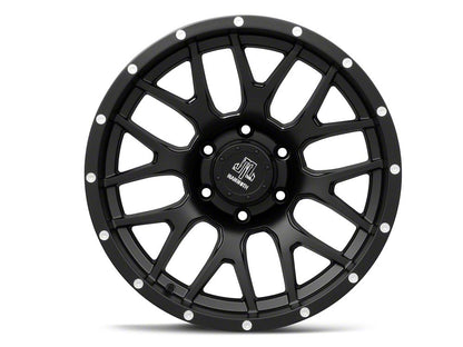 Mammoth Beadlock Mesh Matte Black 6-Lug Wheel; 18x9; -6mm Offset (19-25 RAM 1500)