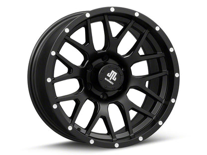 Mammoth Beadlock Mesh Matte Black 6-Lug Wheel; 18x9; -6mm Offset (19-25 RAM 1500)
