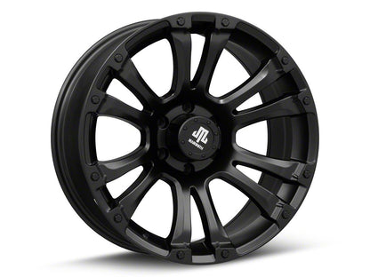 Mammoth Madness Matte Black 6-Lug Wheel; 20x9; -6mm Offset (19-25 RAM 1500)