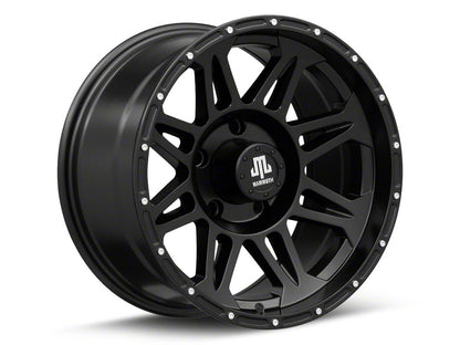 Mammoth Split 8 Beadlock Matte Black 5-Lug Wheel; 17x9; -6mm Offset (02-08 RAM 1500, Excluding Mega Cab)