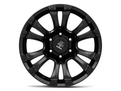 Mammoth Madness Matte Black 6-Lug Wheel; 18x9; -6mm Offset (19-25 RAM 1500)