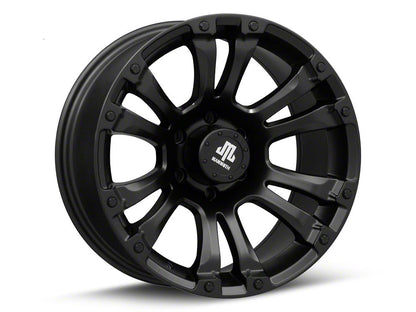Mammoth Madness Matte Black 6-Lug Wheel; 18x9; -6mm Offset (19-25 RAM 1500)