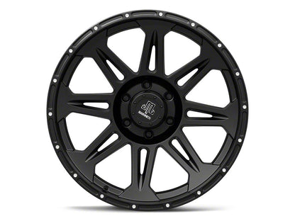 Mammoth Split 8 Beadlock Matte Black 6-Lug Wheel; 20x9; -6mm Offset (19-25 RAM 1500)