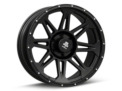 Mammoth Split 8 Beadlock Matte Black 6-Lug Wheel; 20x9; -6mm Offset (19-25 RAM 1500)