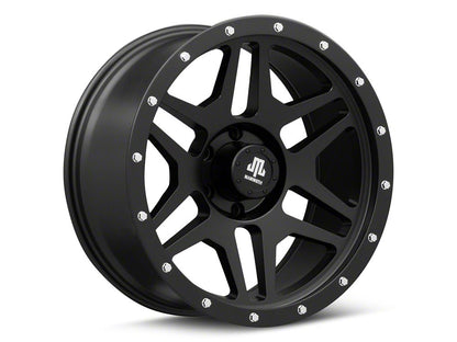 Mammoth Split 6 Beadlock Matte Black 6-Lug Wheel; 20x9; -6mm Offset (19-25 RAM 1500)