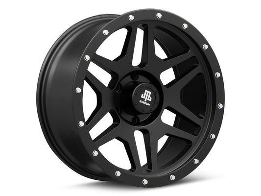 Mammoth Split 6 Beadlock Matte Black 6-Lug Wheel; 20x9; -6mm Offset (19-25 RAM 1500)