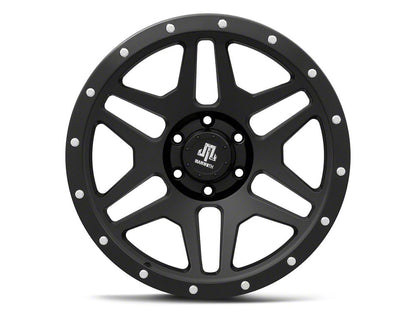 Mammoth Split 6 Beadlock Matte Black 6-Lug Wheel; 20x9; -6mm Offset (19-25 RAM 1500)